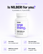 Who NILBERI is for: one simple habit, the exact 500 mg dose, a brand you can check, plant capsule and Halal